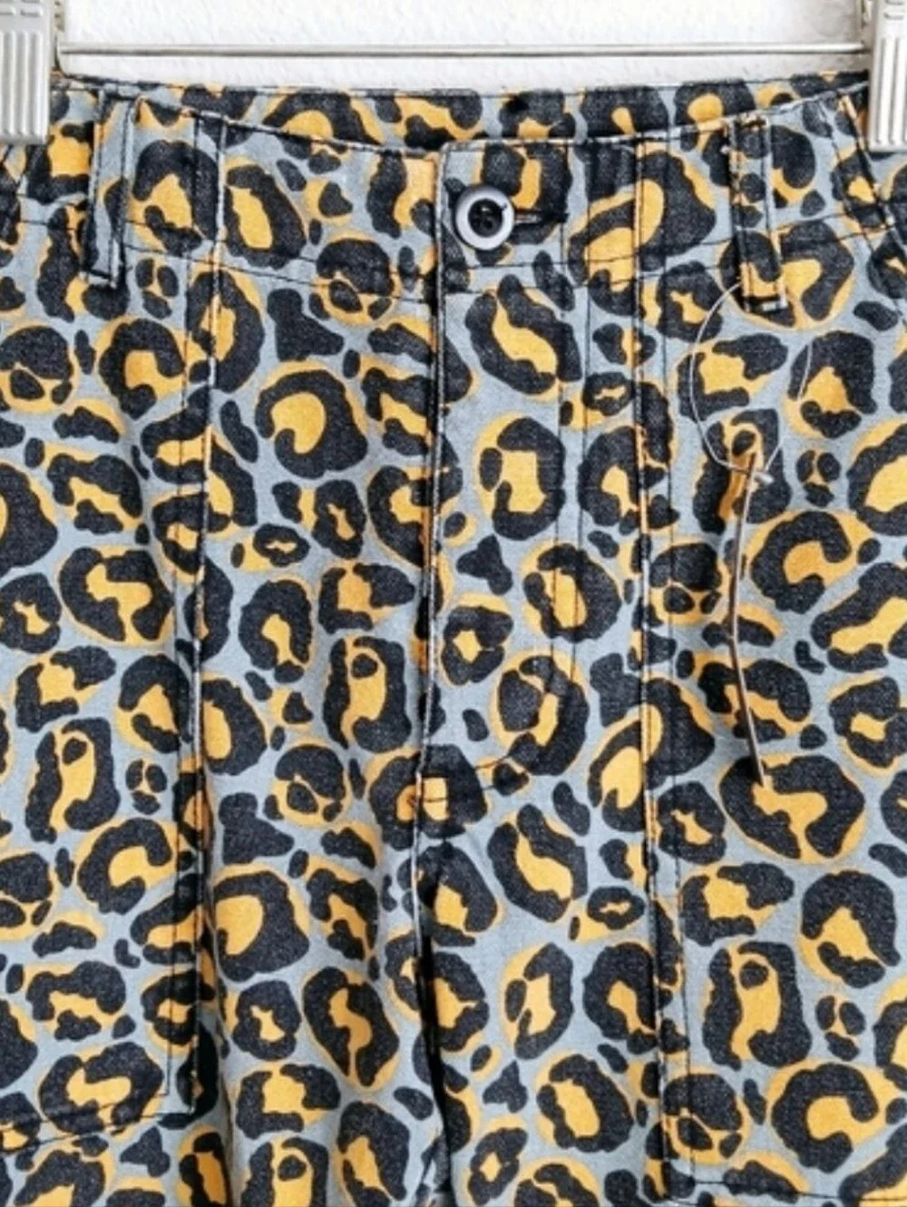 Asos Blue Leopard Shorts Size 26 Streetwear